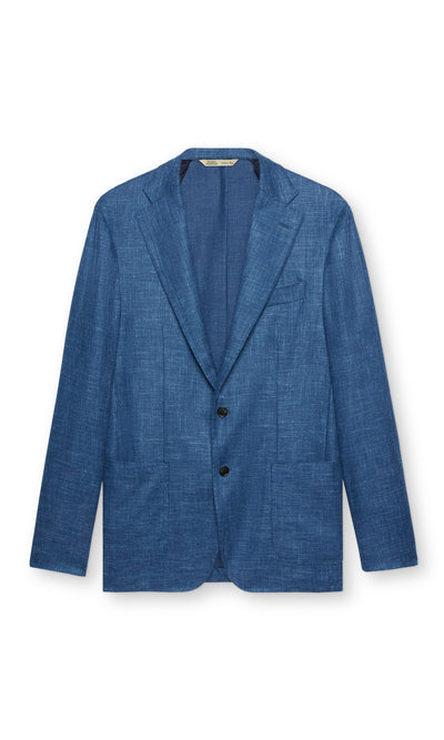 Wool, Silk And Linen Soft Jacket