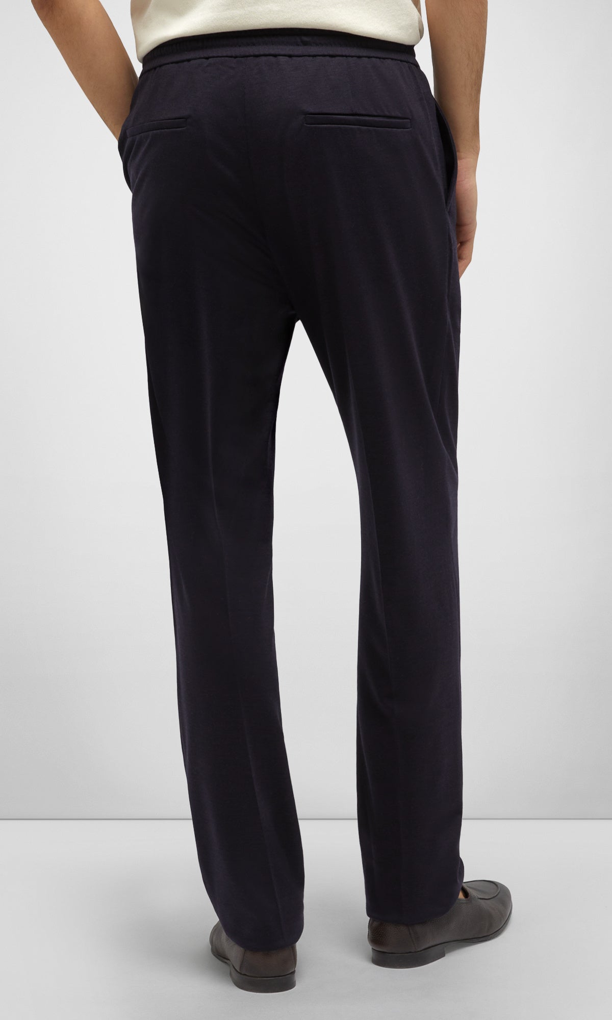 Wool Drawstring Trousers