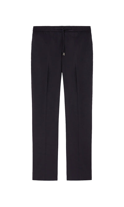 Wool Drawstring Trousers