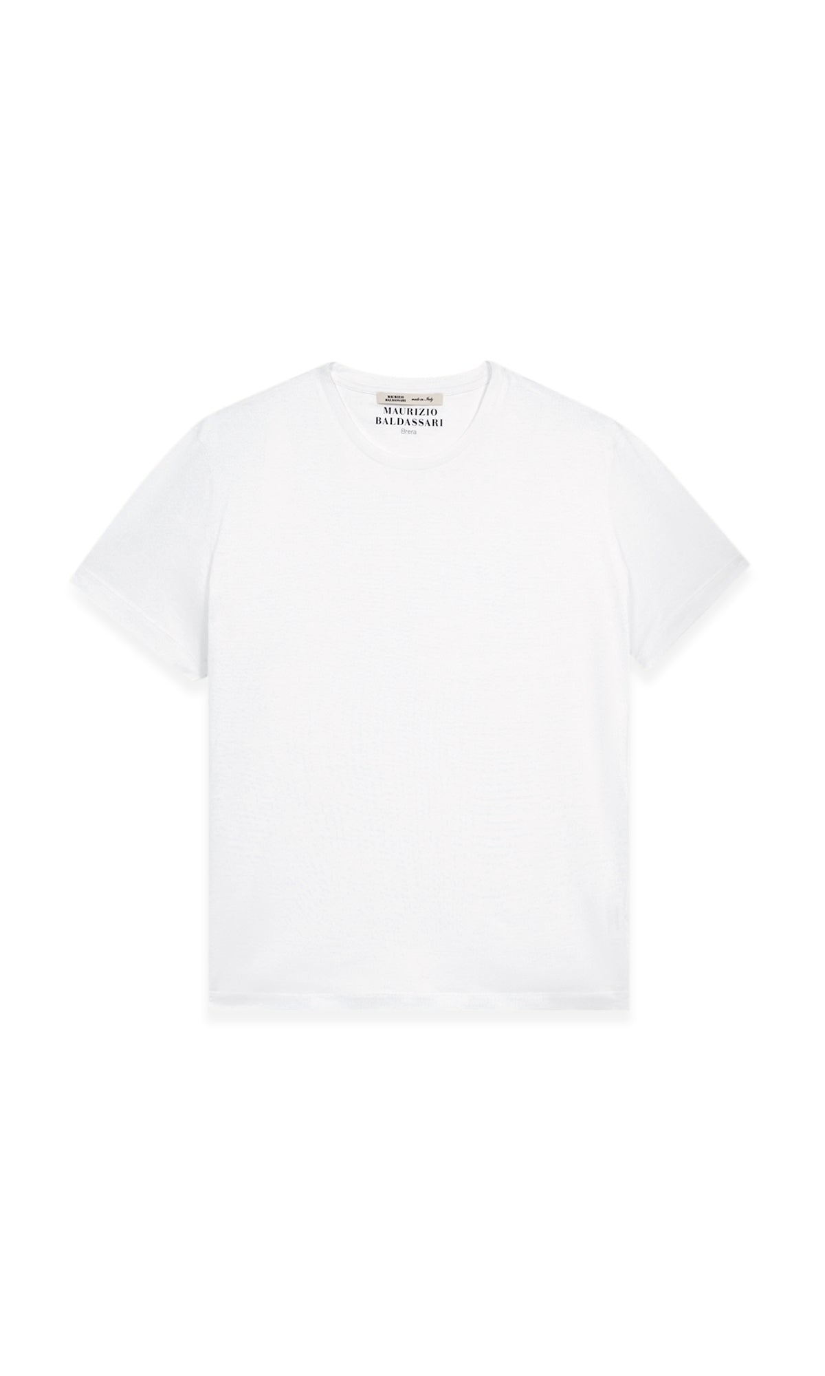 Cotton And Silk Short Sleeve T-Shirt