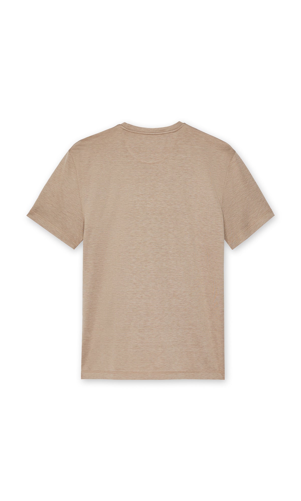 Cotton And Silk Short Sleeve T-Shirt