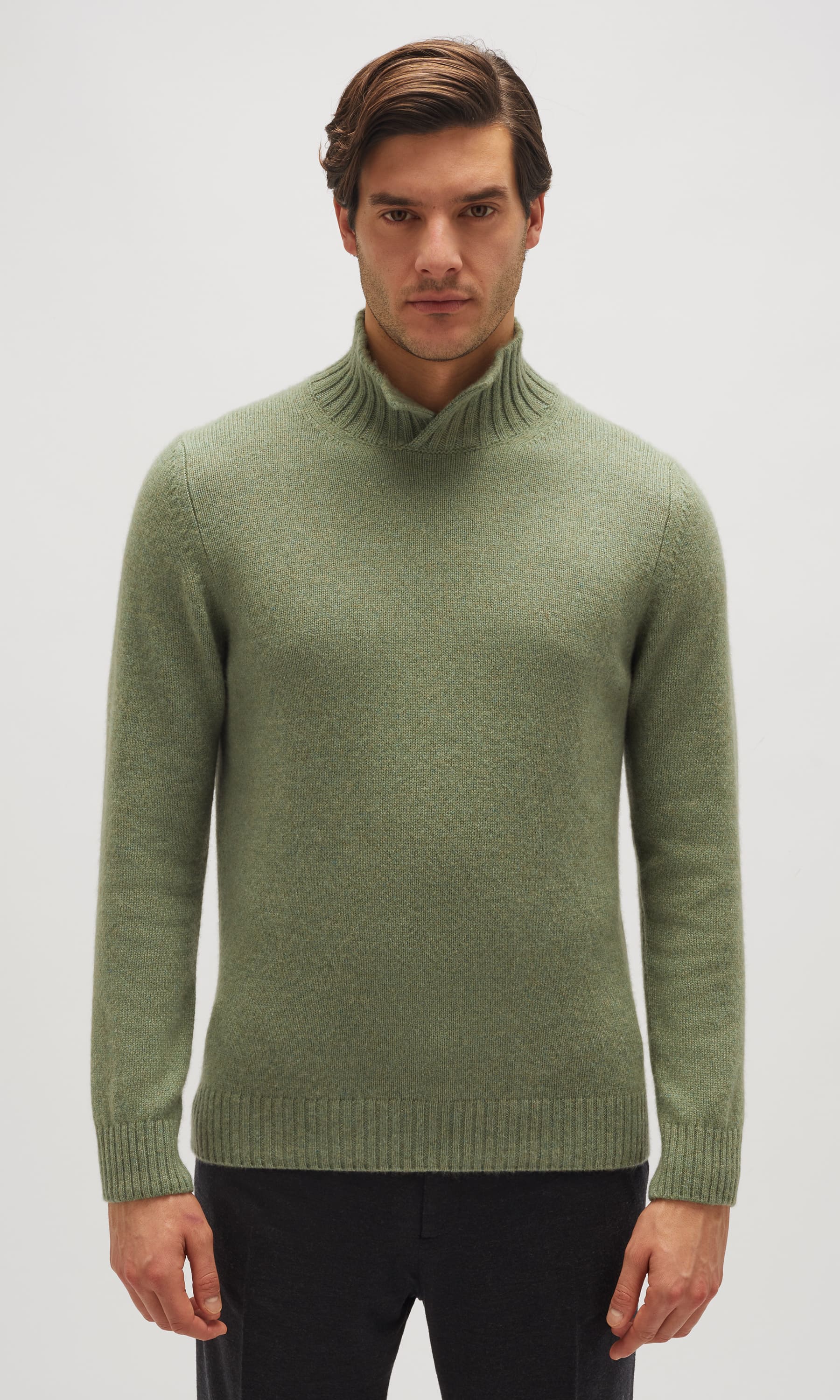 Cashmere Open Turtleneck