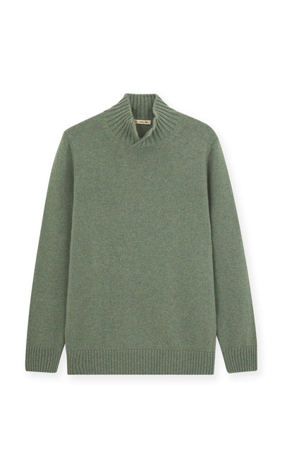 Cashmere Open Turtleneck