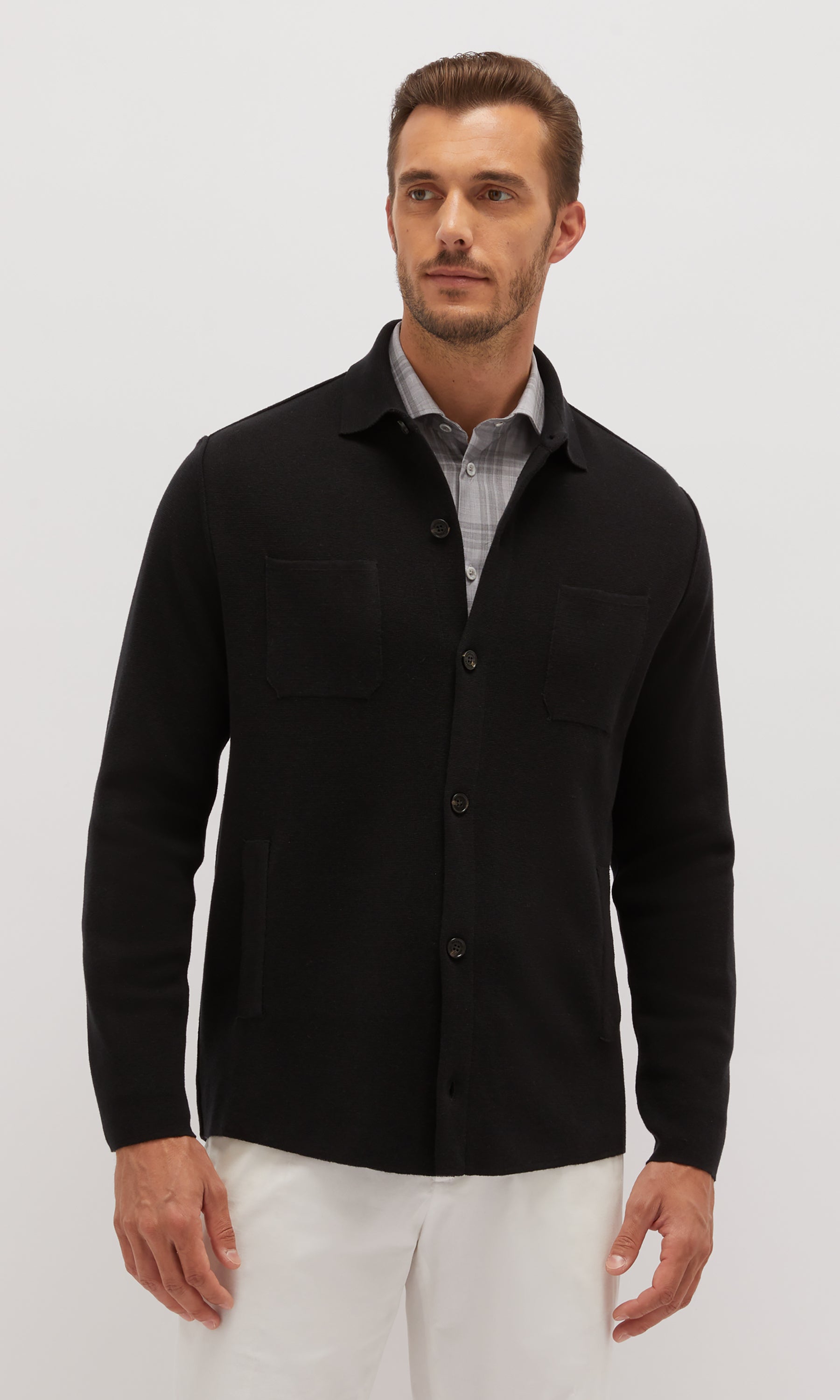 Silk And Cotton Overshirt