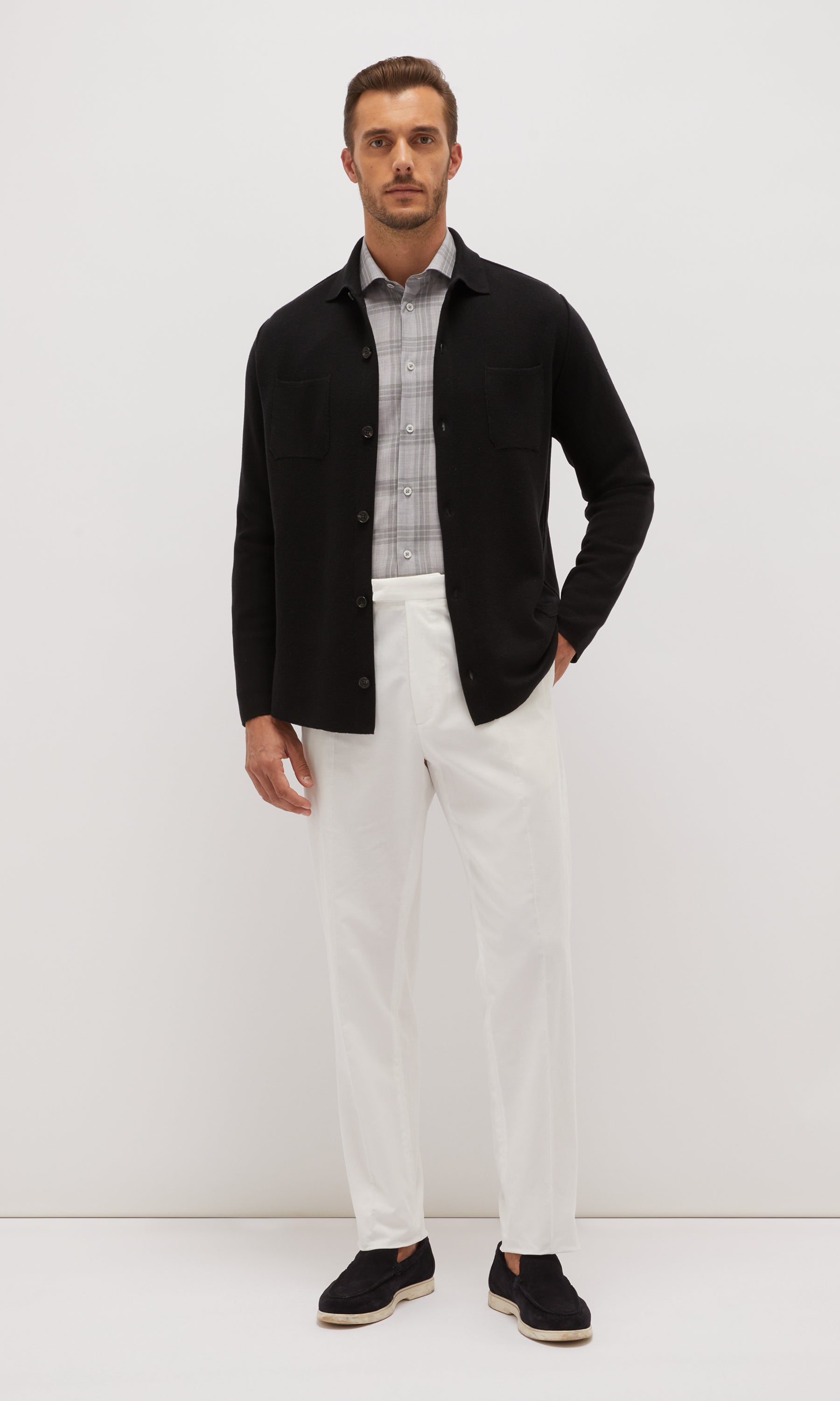 Silk And Cotton Overshirt