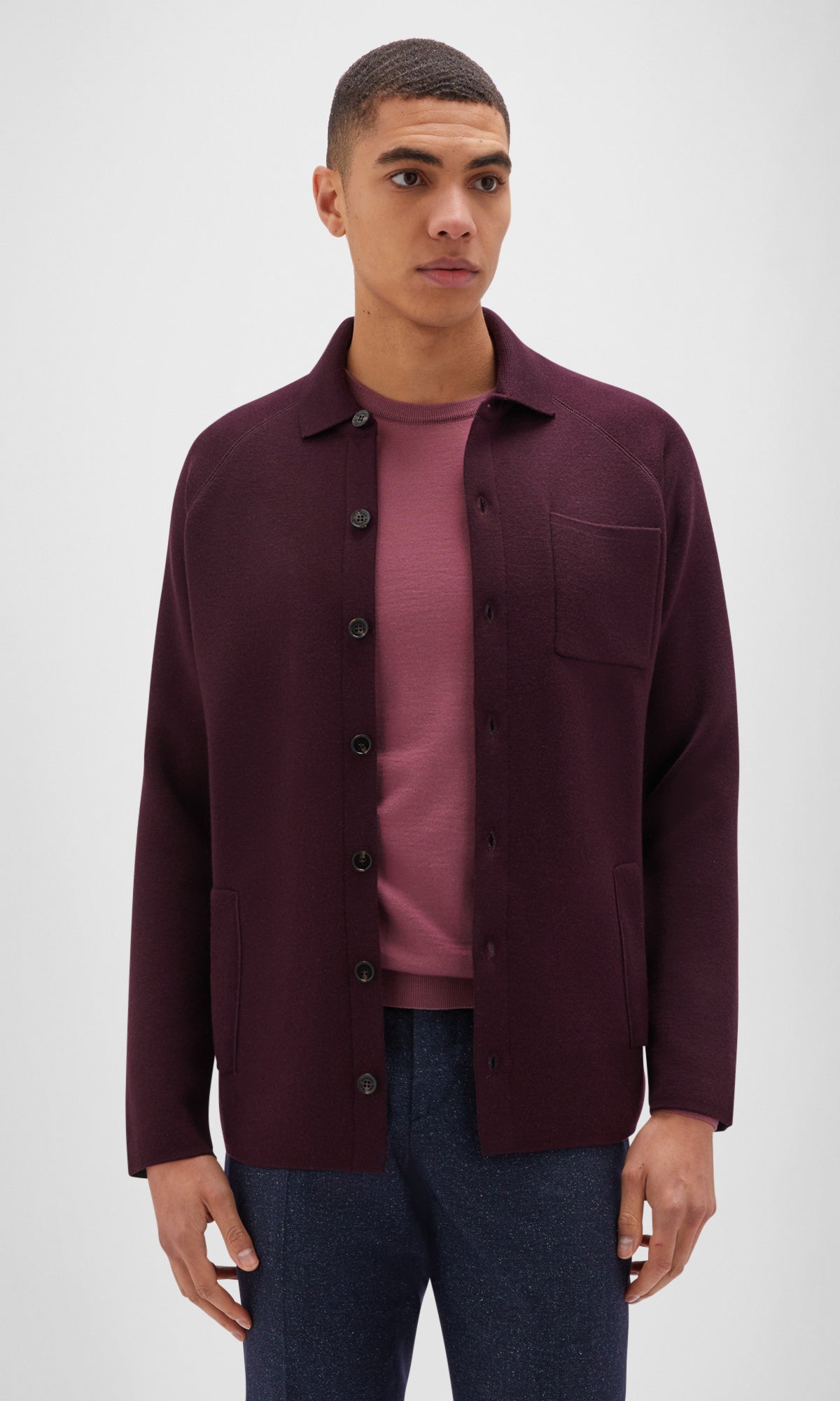 Wool Double Overshirt