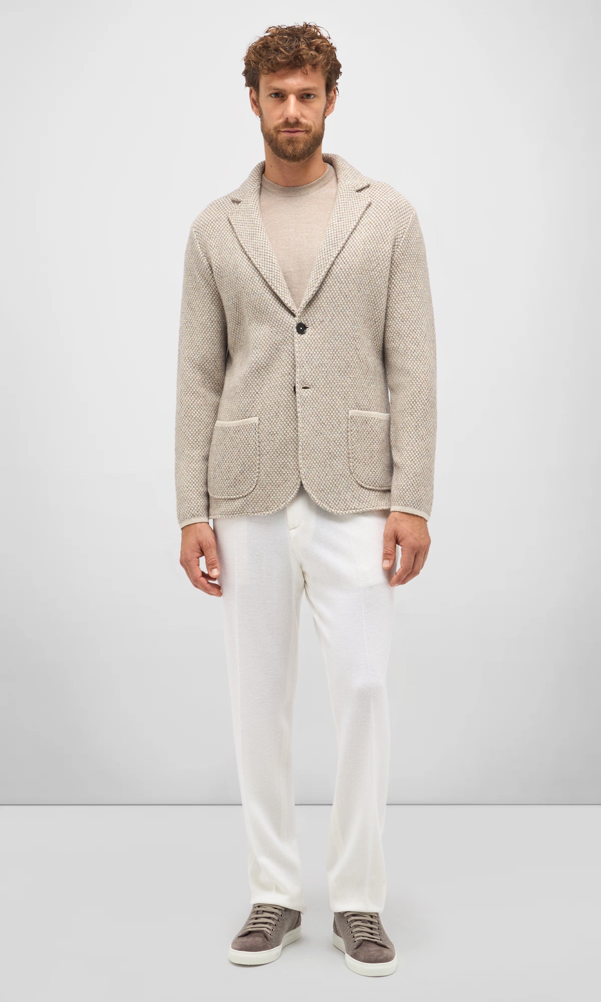 Swacket Pavè Stitch In Mixed Wool And Cashmere