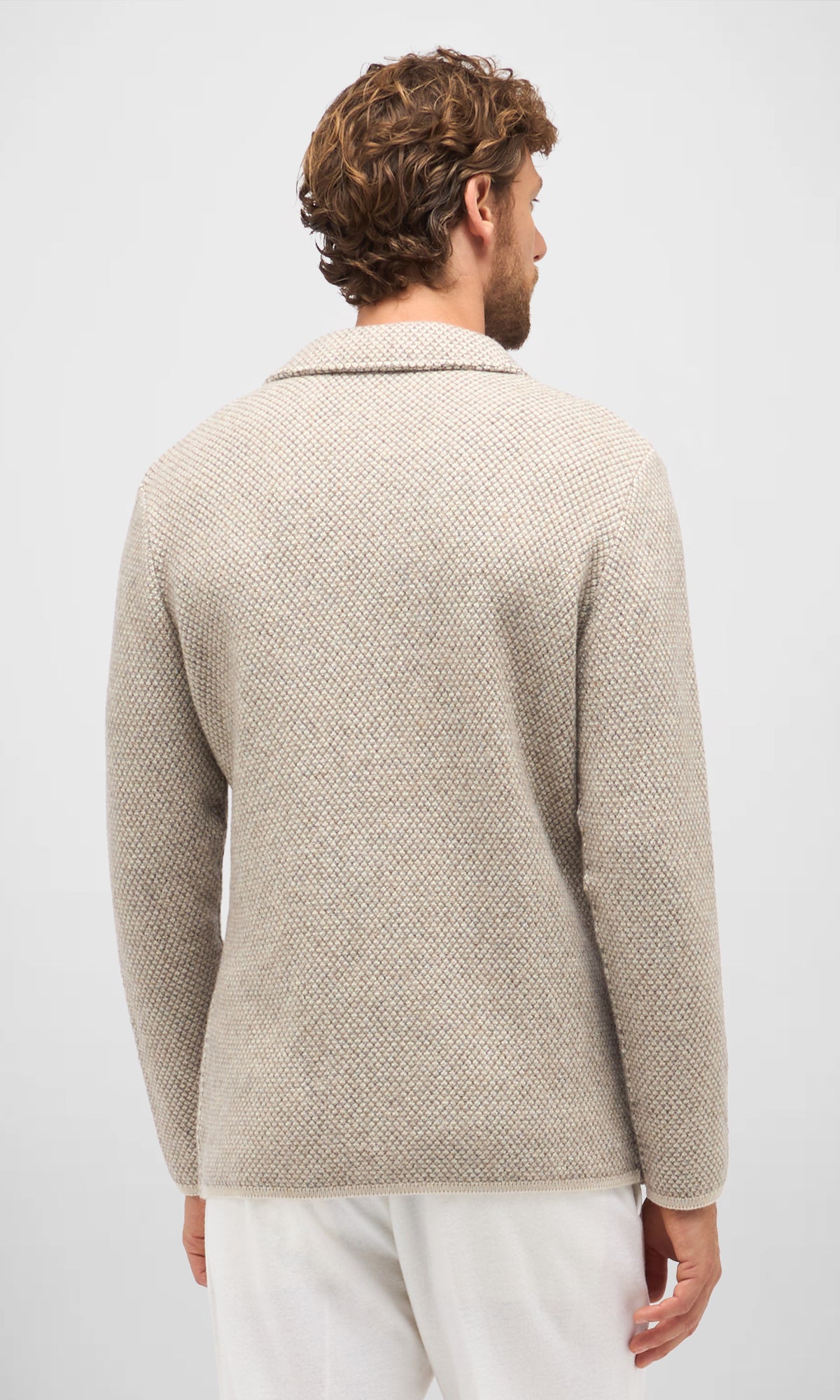 Swacket Pavè Stitch In Mixed Wool And Cashmere