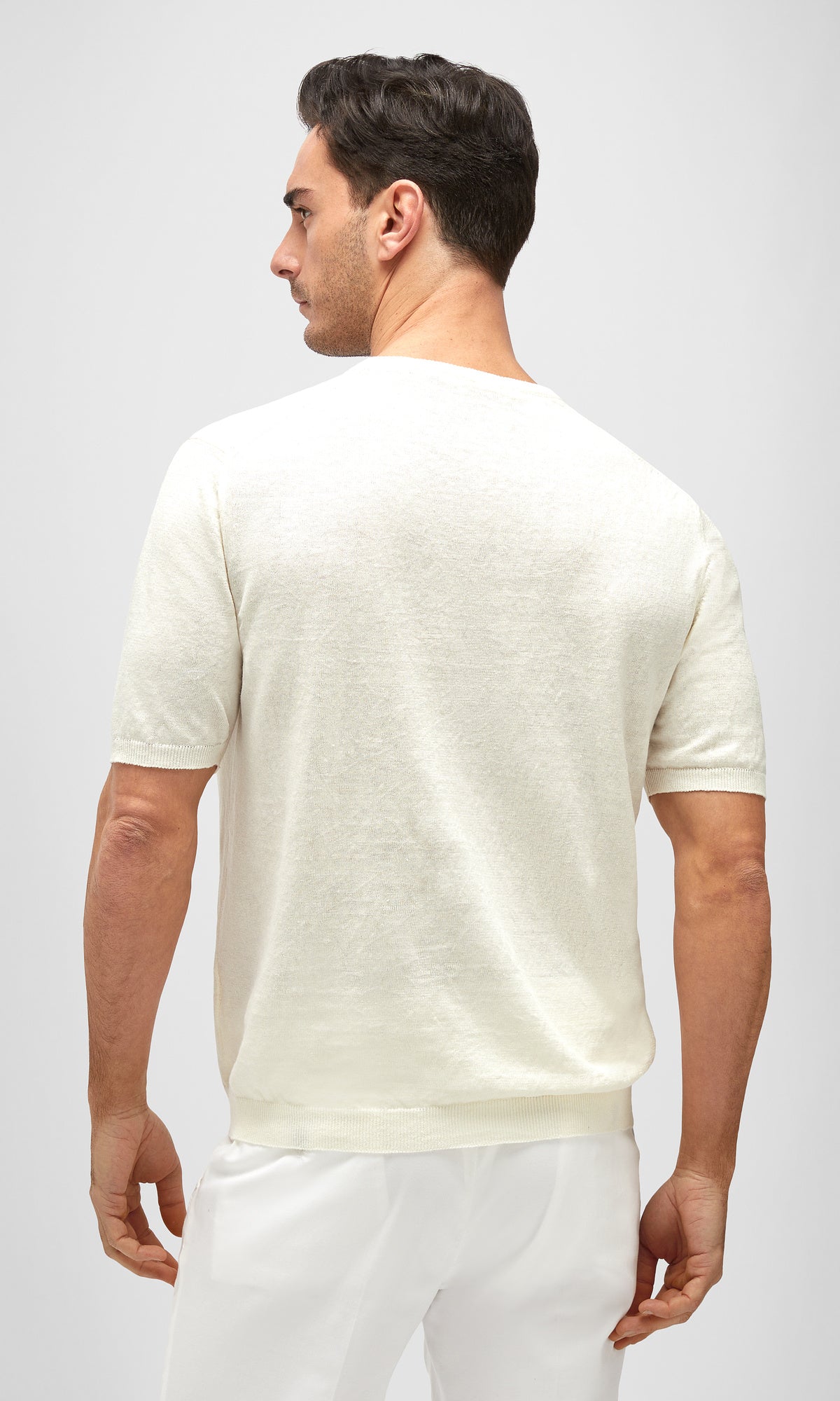 Linen Short Sleeve T-Shirt