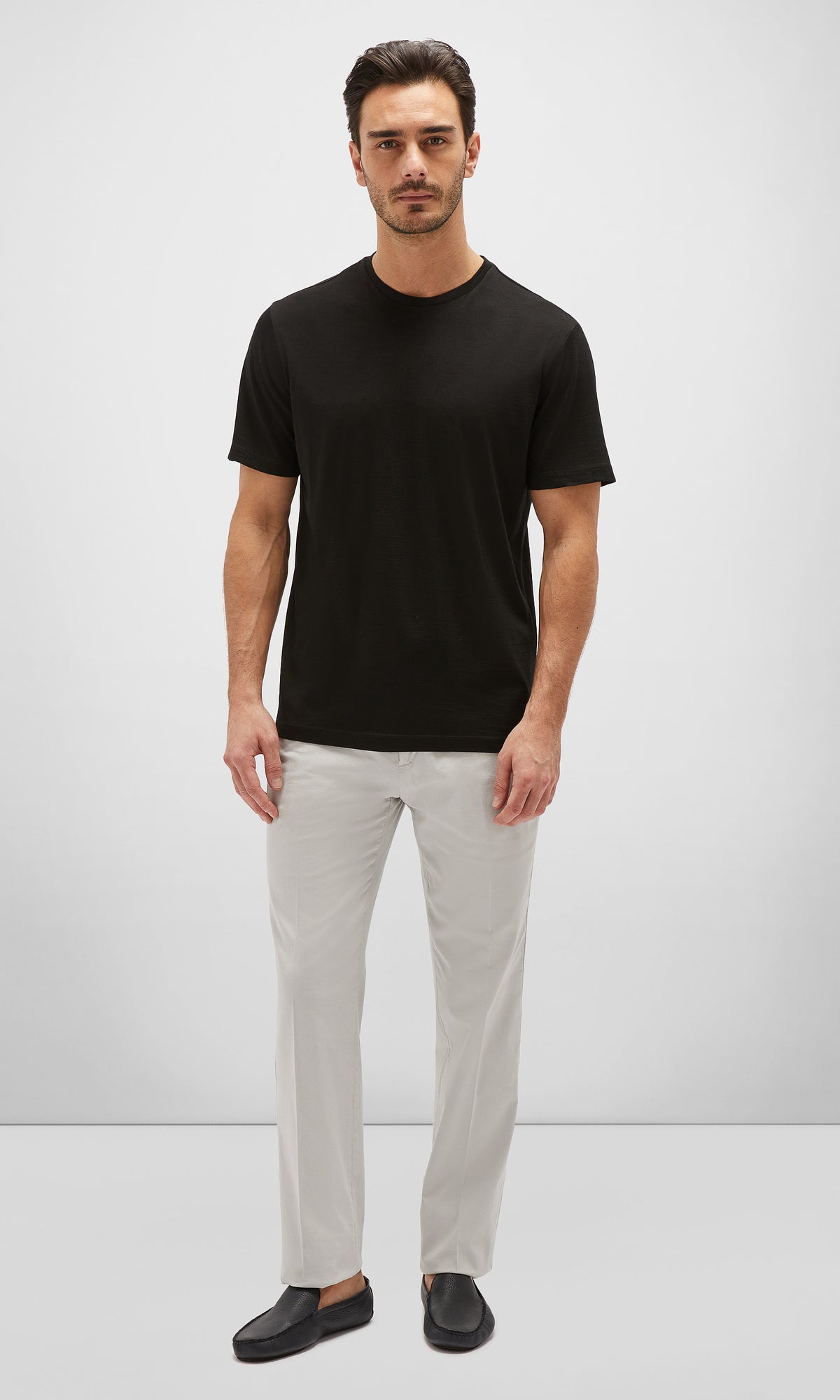 Linate Short-sleeved T-shirt in Techmerino fabric