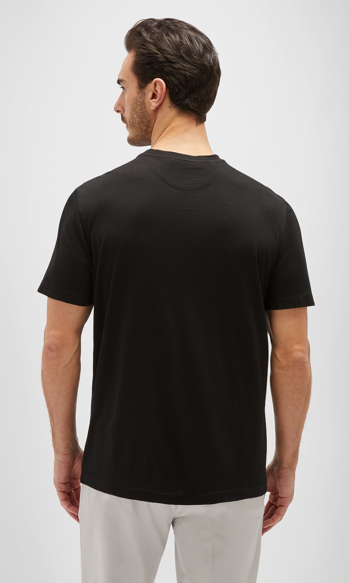 Linate Short-sleeved T-shirt in Techmerino fabric