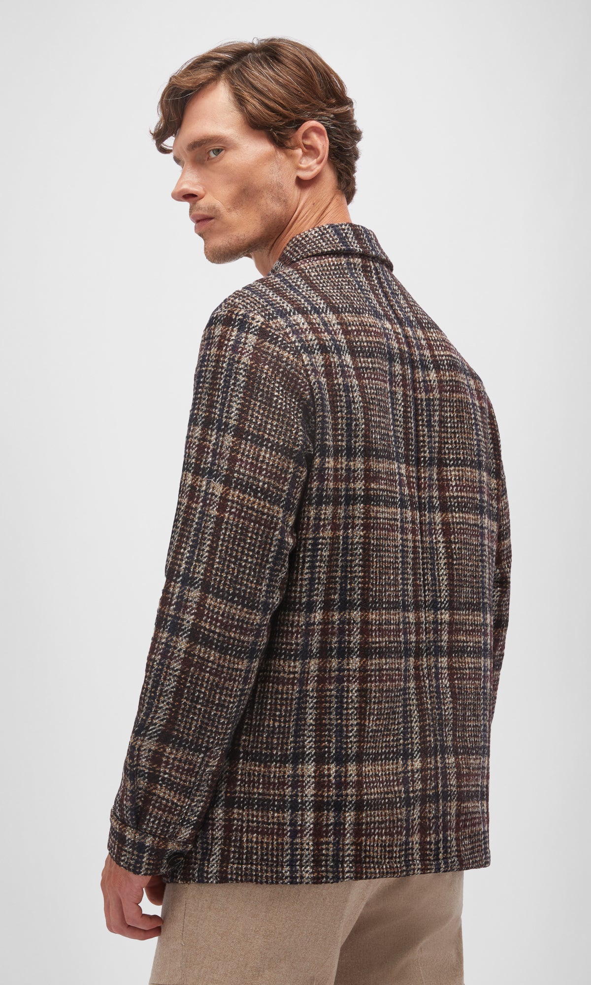 Prince of Wales Wool Chore Jacket