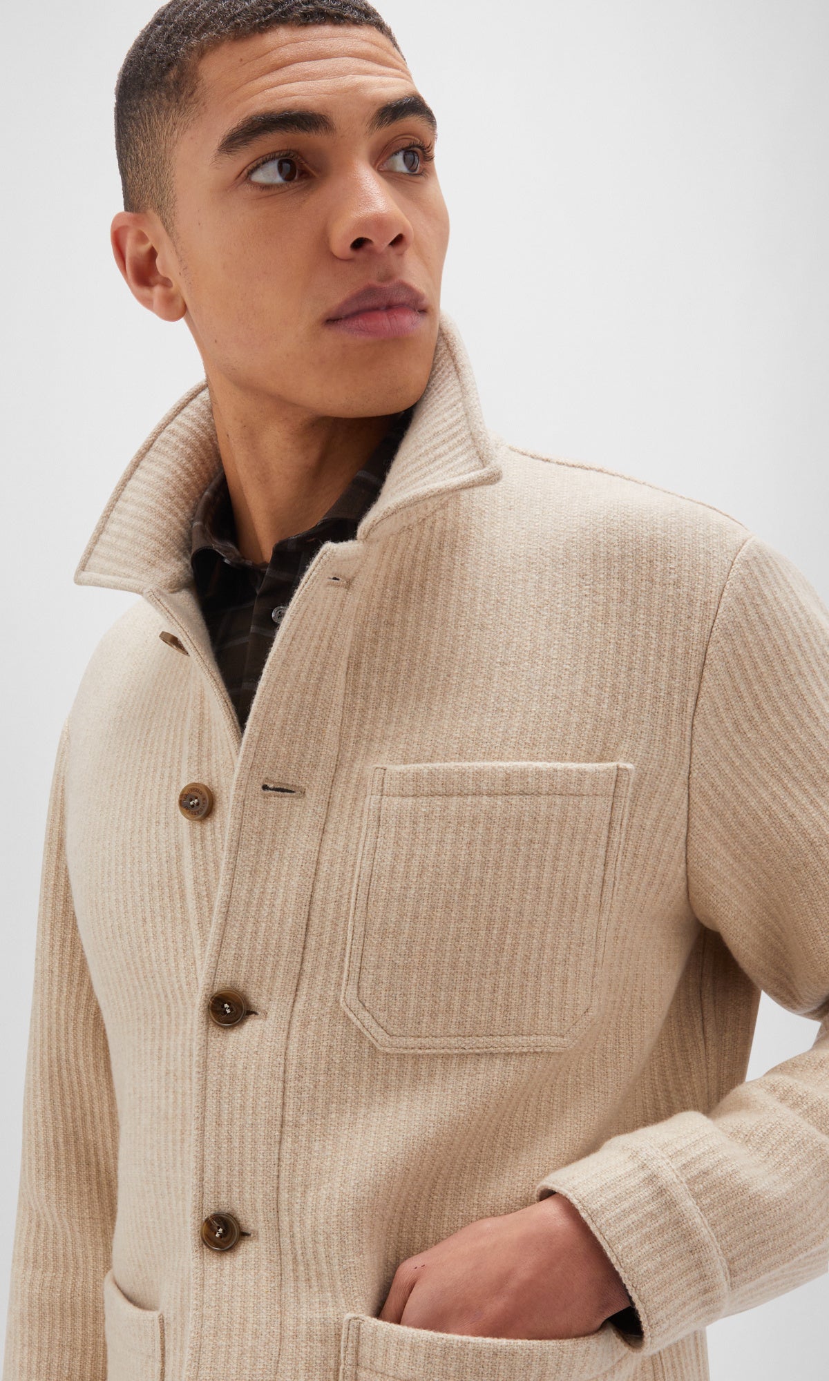 Cashmere Chore Jacket