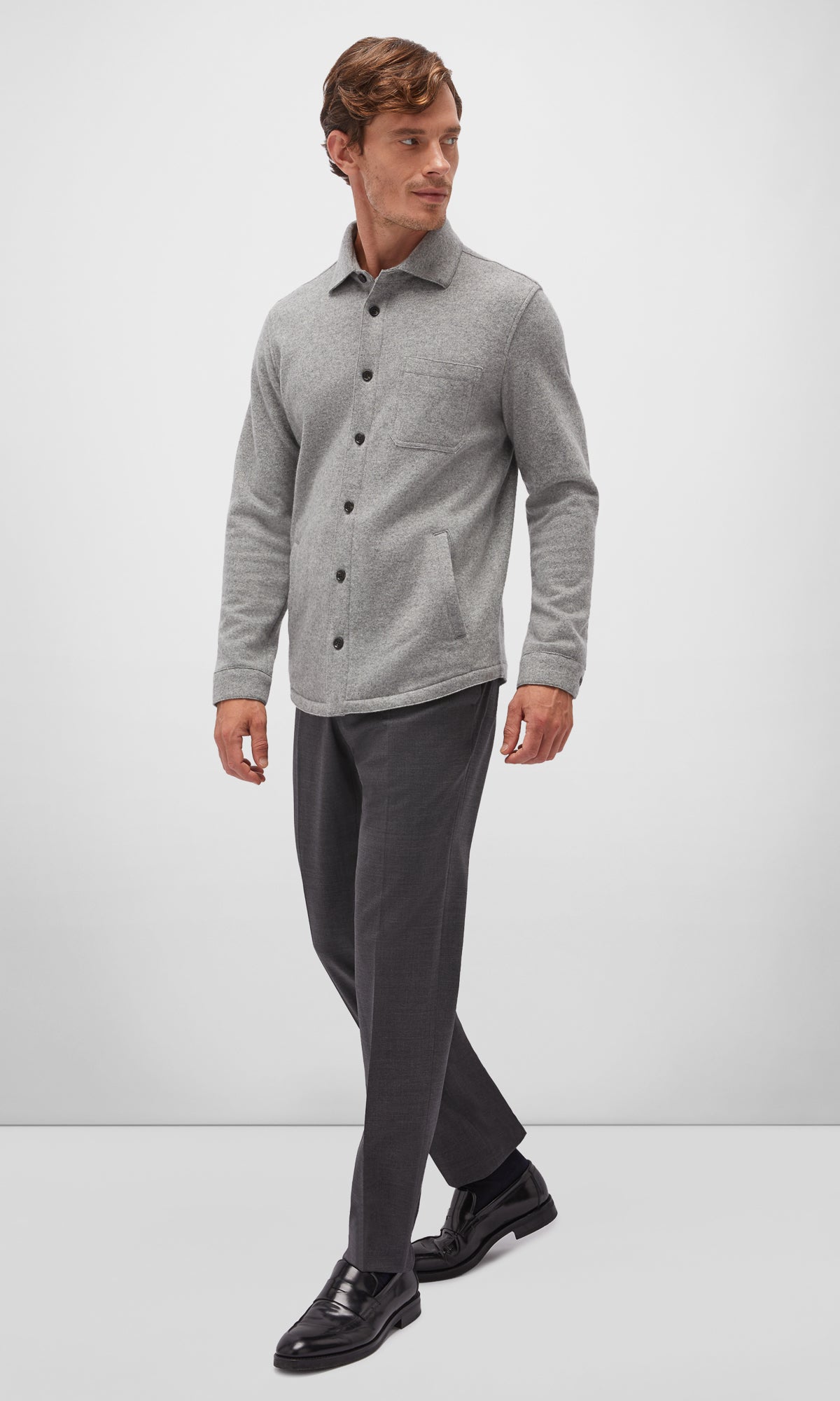 Solferino Cashmere Overshirt