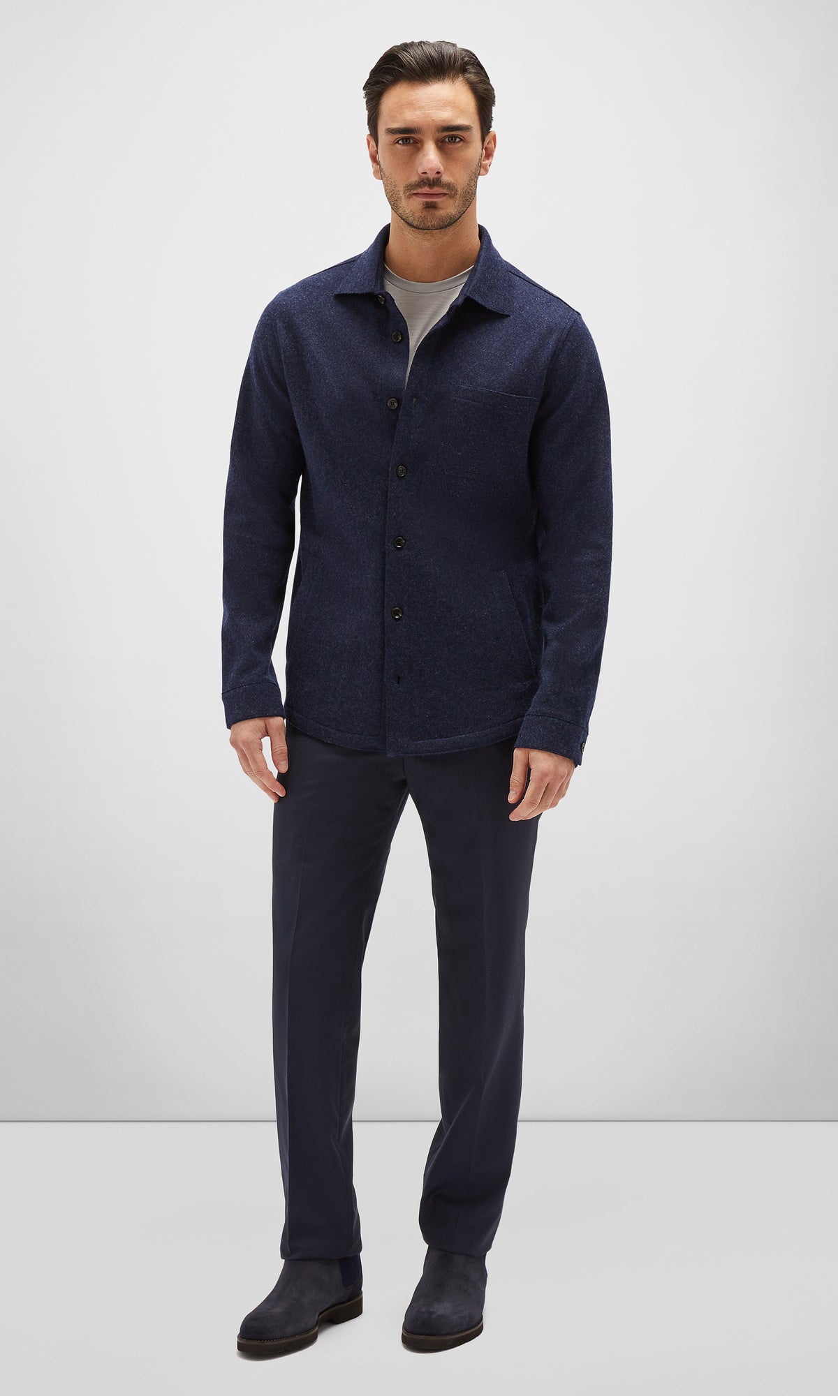 Solferino Cashmere Overshirt