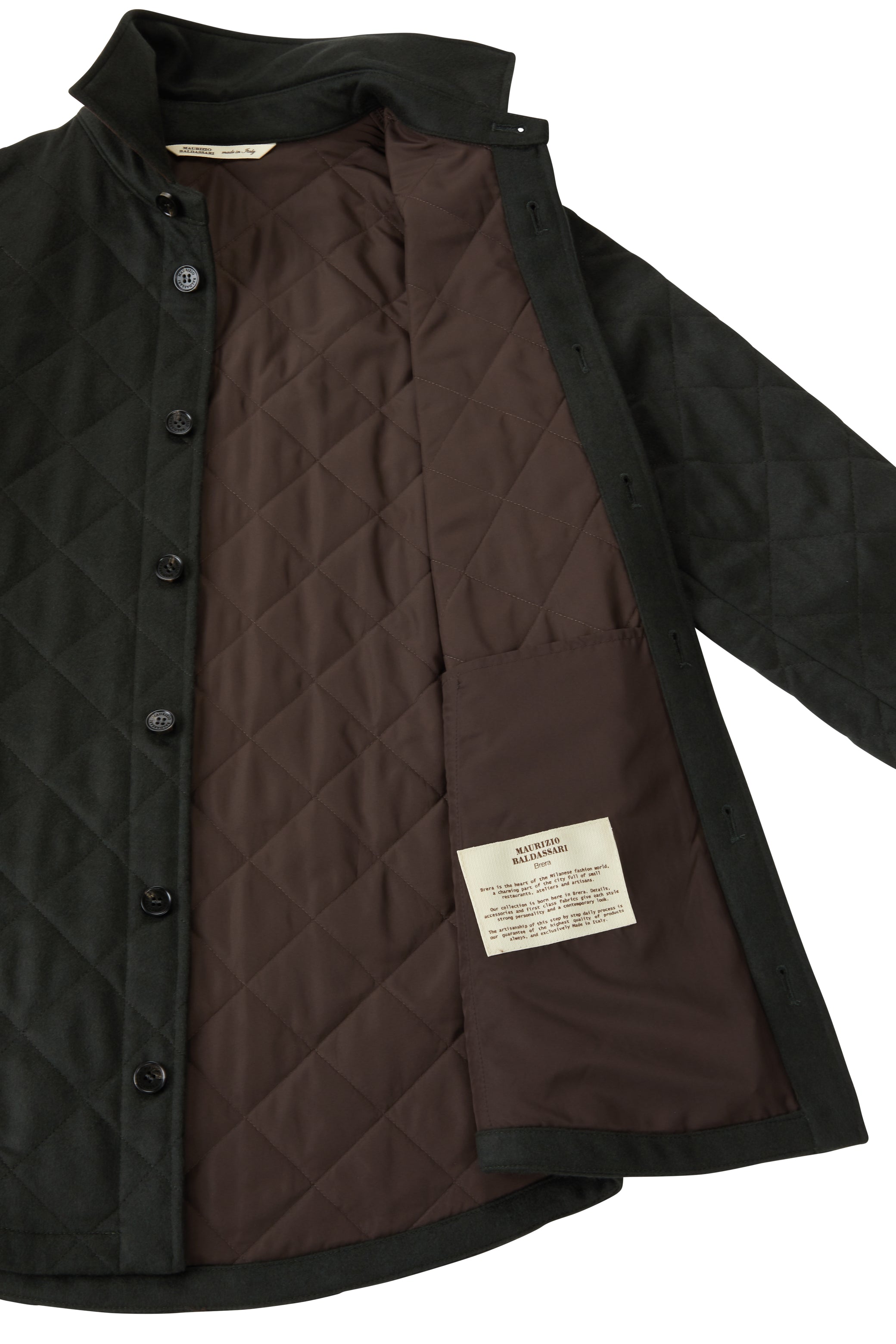 Quilted Cashmere Overshirt