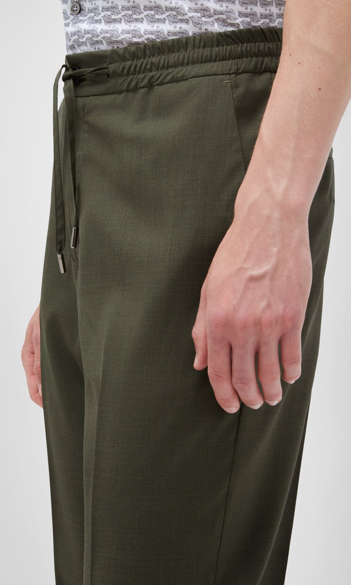 Jersey Drawstring Trousers