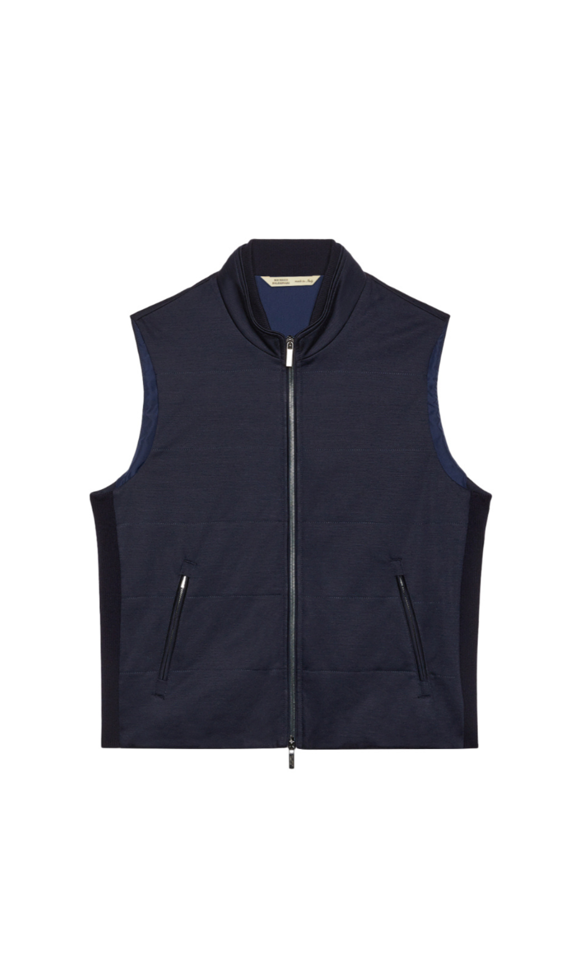 Gilet In Jersey Pura Lana Vergine