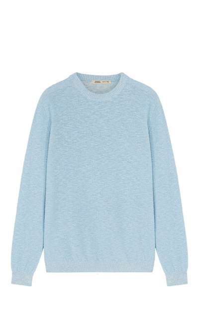 Melange Cotton Mouliné Sweater