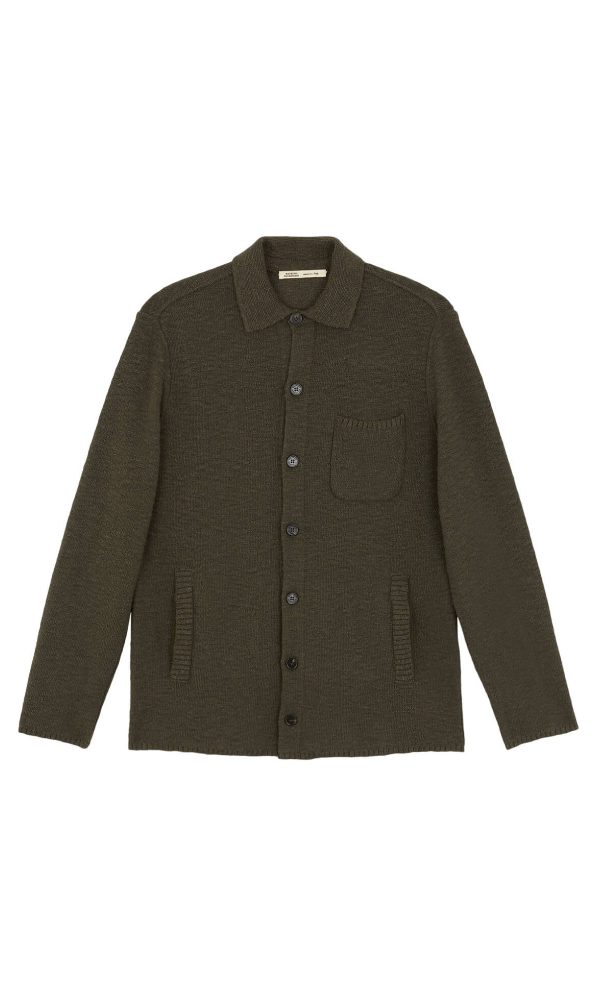 Overshirt In Maglia Blend Di Cotone